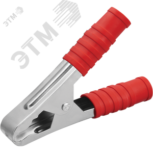 Изображение товара Зажим ОНЛАЙТ 80 866 OAC-100A-105-R25 (крокодил, крас, 100 А, упаковка 25шт) (упак)