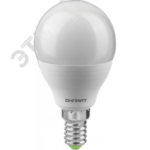 Изображение товара Лампа светодиодная 12вт OLL-G45-12-230-6.5K-E14-FR (шт)