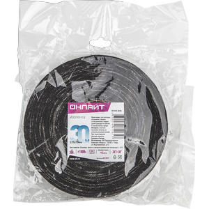 Изображение товара Изолента ОНЛАЙТ 61 161 OIT-H15-30/BL ХБ черная 300г 0,35х15мм 30м (шт)