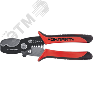 Ножницы ОНЛАЙТ 82 968 OHT-Nk02-2v1 (резка и снятие изоляции) - фото 1