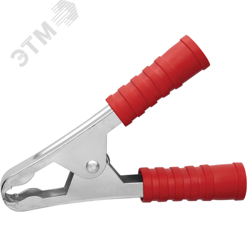 Зажим ОНЛАЙТ 80 866 OAC-100A-105-R25 (крокодил, крас, 100 А, упаковка 25шт) - фото 2