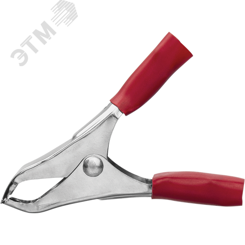 Зажим ОНЛАЙТ 80 857 OAC-10A-50-R25 (крокодил, крас, 10 А, упаковка 25шт) - фото 2