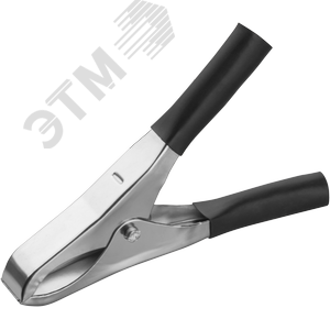 Зажим ОНЛАЙТ 90 179 OAC-15A-75-B25 (крокодил, чер, 15 А, упаковка 25шт) - фото 1