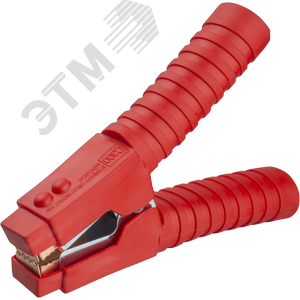 Изображение товара Зажим ОНЛАЙТ 90 189 OAC-500A-200-R10 (крокодил, крас, 500 А, упаковка 10шт) (упак)