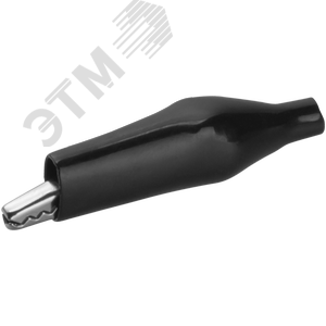 Изображение товара Зажим ОНЛАЙТ 90 182 OAC-5A-46-B25 (крокодил, чер, 5 А, упаковка 25шт) (упак)