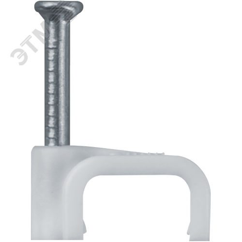 Скоба плоская пластиковая 8 мм OCS-08-50 (50 шт) - фото 1