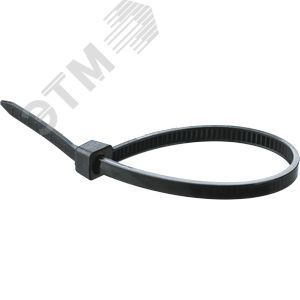 Изображение товара Хомут 150х3,6 мм нейлон черный ОНЛАЙТ (100 шт в упак) (упак)