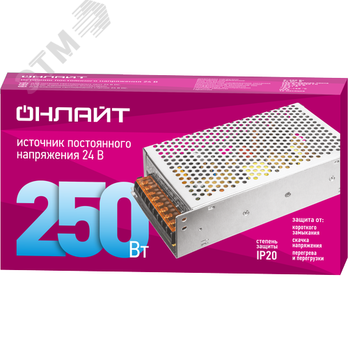 Изображение товара Драйвер 250w OD-P250-IP20-24V (шт)