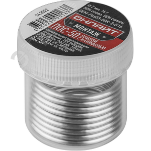 Припой ОНЛАЙТ OEM-Pos03-50K-2-B16 (банка, 2мм, 16г) - фото 1