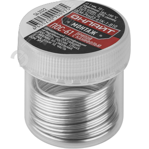 Изображение товара Припой ОНЛАЙТ OEM-Pos03-61K-1-B10 (банка, 1мм, 10г) (шт)