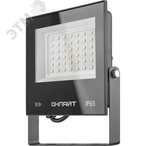 Прожектор светодиодный ДО-50w OFL-03-50-6.5K-BL-IP65-LED - фото 2