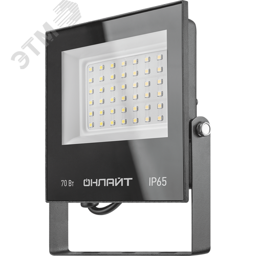 Прожектор светодиодный ДО-70w OFL-03-70-6.5K-BL-IP65-LED - фото 2
