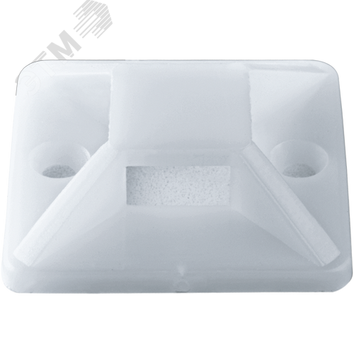 Площадка самоклеящаяся под хомуты OFP-30-100-WH 30х30мм белая (100 шт) - фото 1