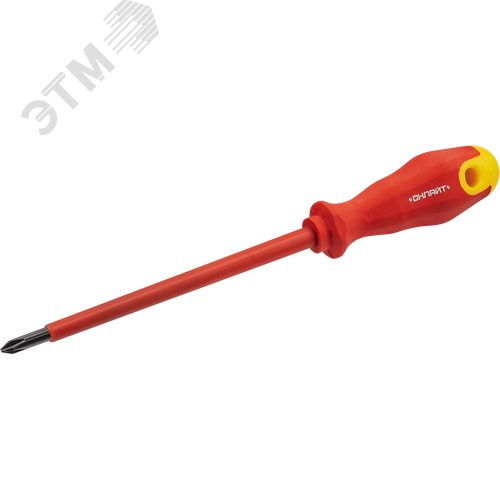 Отвертка диэлектрическая PH2х100 мм Онлайт (OHT-Otd01-PH2-100) - фото 2