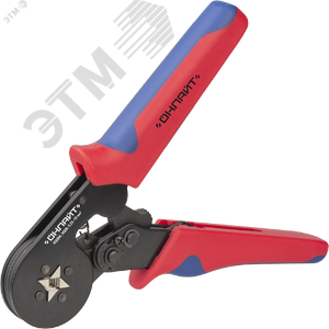 Пресс-клещи саморегулируюшиеся для втулочных наконечников 10 мм2 ОНЛАЙТ OHT-Pkv01-D-10 - фото 1