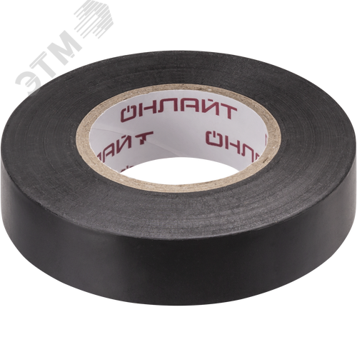 Изолента ОНЛАЙТ 71 677 OIT-B15-20/BL черная - фото 1