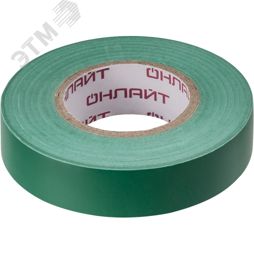 Изолента ОНЛАЙТ 71 680 OIT-B15-20/G зеленая - фото 1