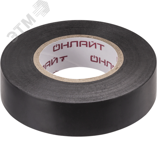 Изображение товара Изолента ПВХ черная 19мм 20м Онлайт (шт)