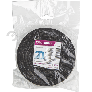 Изолента ХБ черная 20мм 30м 375г. Онлайт - фото 1