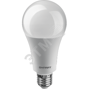 Лампа светодиодная LED 25вт Е27 белый 61954 OLL-A60 ОНЛАЙТ
