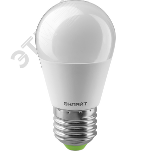 Лампа светодиодная 9 Вт OLL-G45-9-230-6.5K-E27-FR PRO 90-240В - фото 2