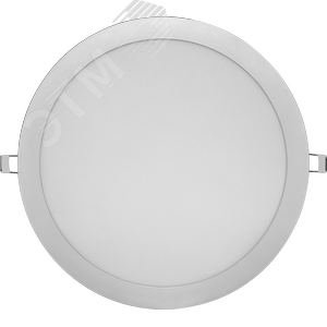 Светильник светодиодный ДВО-24w OLP-R1-24W-R300-4K-WH-LED - фото 2