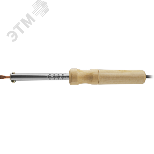 Паяльник ОНЛАЙТ 80 843 OSE-Pes01-40W-CP (дерево, клин прямой) - фото 2