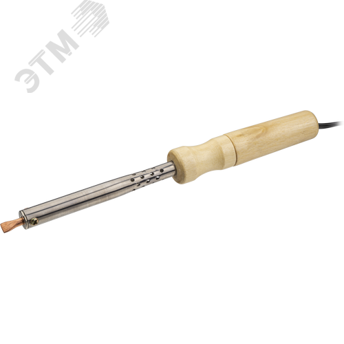 Паяльник ОНЛАЙТ 80 844 OSE-Pes01-60W-CP (дерево, клин прямой) - фото 2