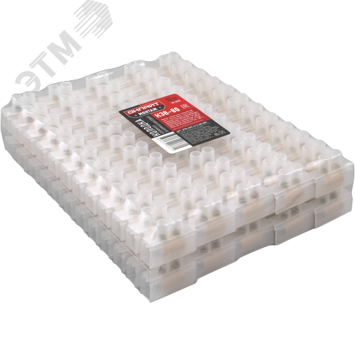 Колодка клеммная винтовая КЗВ-80 полиэтилен белый OTB-HPE-S12-80-WH - фото 2