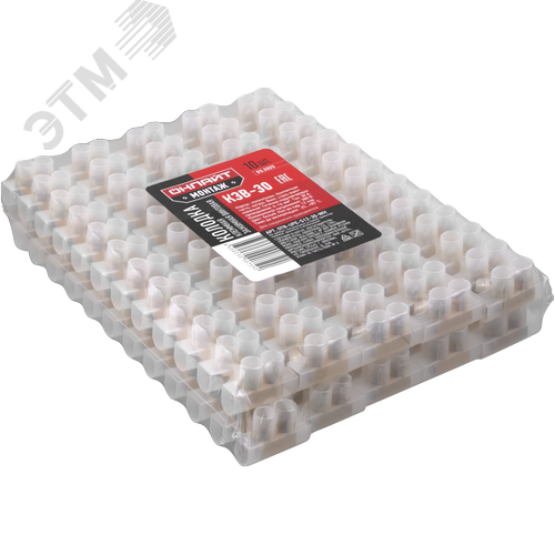 Колодка клеммная винтовая КЗВ-30 полиэтилен белый OTB-UPE-S12-30-WH - фото 2