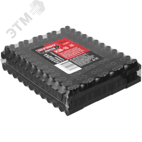 Колодка клеммная винтовая КЗВ-15 полипропилен черный OTB-UPP-S12-15-BL - фото 2