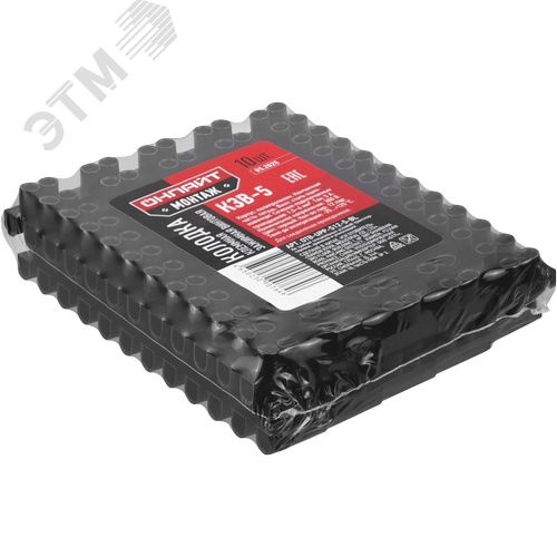 Колодка клеммная винтовая КЗВ-5 полипропилен черный OTB-UPP-S12-5-BL - фото 2