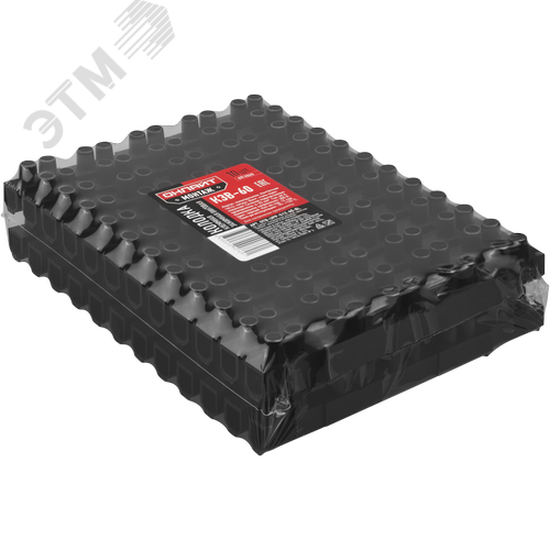 Колодка клеммная винтовая КЗВ-60 полипропилен черный OTB-UPP-S12-60-BL - фото 2