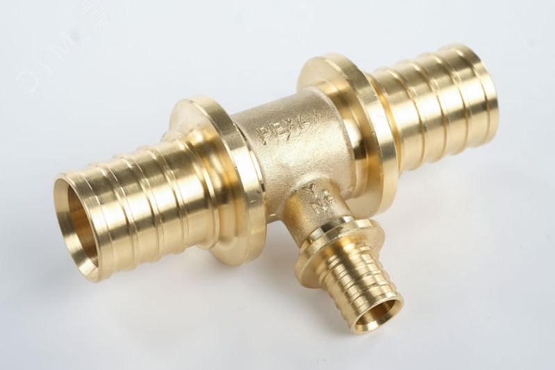 Изображение товара Тройник 32х16х32 переходной, аксиальный, латунь DZR (шт)