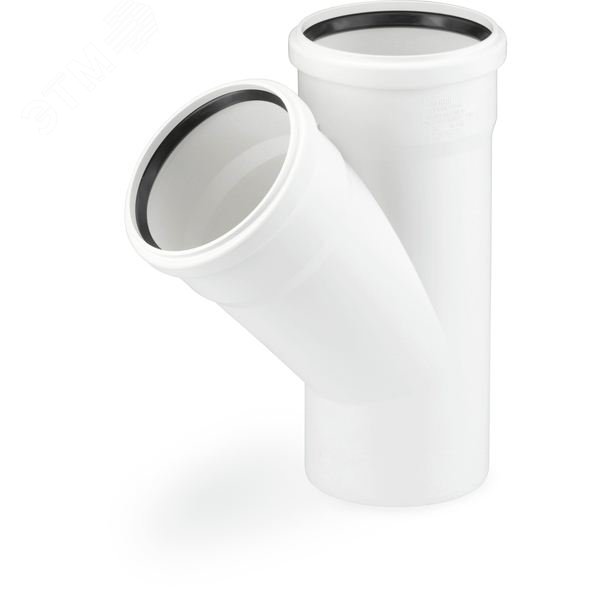 Изображение товара Тройник 87 градусный 75х50 для трубопроводных систем