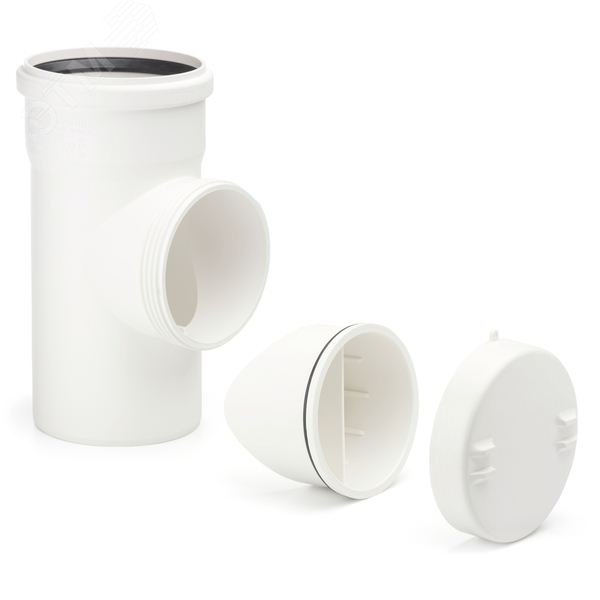 Изображение товара Ревизия 110 Rehau RAUPIANO канализационная полипропиленовая герметичная