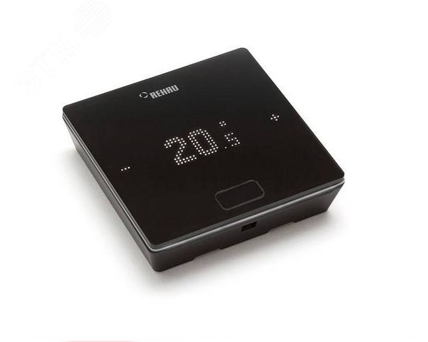 Изображение товара Термостат комнатный Nea Smart 2.0 HRB, беспроводной, с датчиком температуры и влажности, LED дисплей, черный (шт)