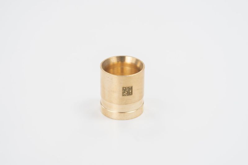 Гильза 63 аксиальная монтажная, латунная