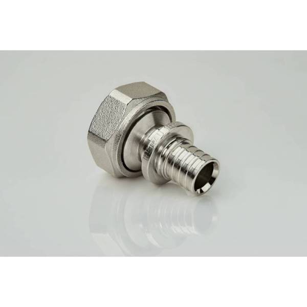 Переходник 16х3/4'ВР с накидной гайкой, под евроконус, аксиальный