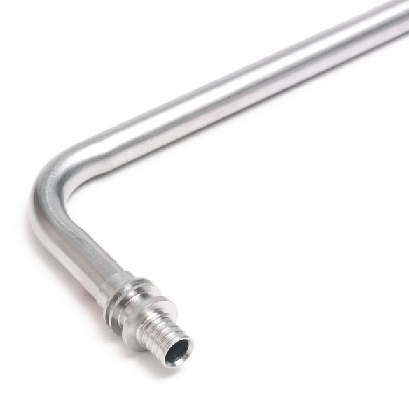 Трубка из. нерж. стали для подкл. радиатора, Г-об азная 20/1000