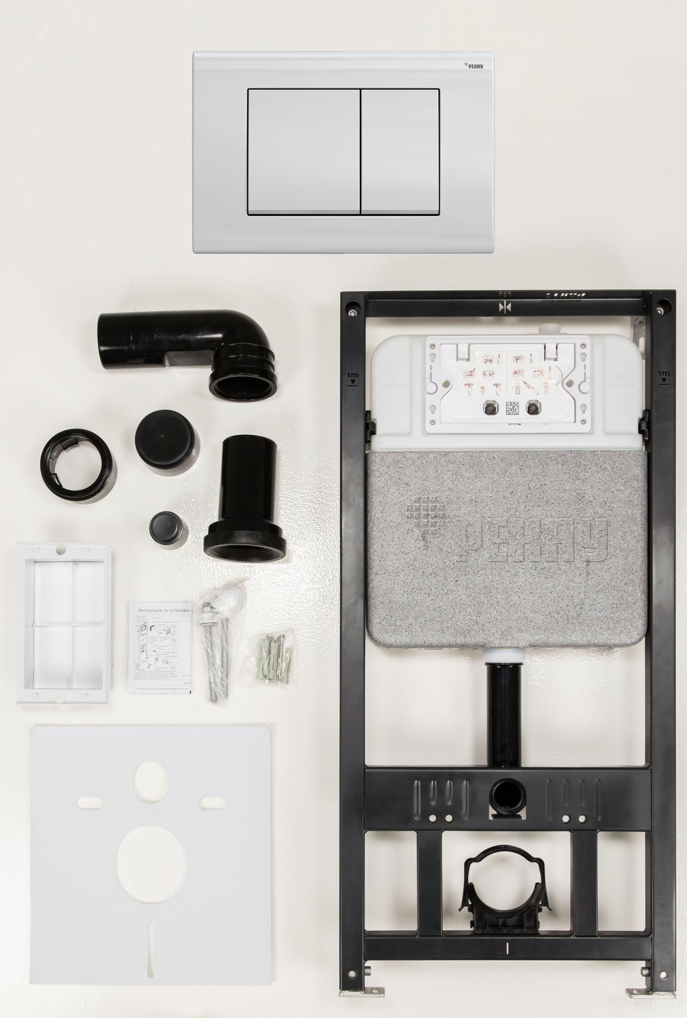 Изображение товара Комплект инсталляции NOVAFLOW с панелью NOVA QUAD 001