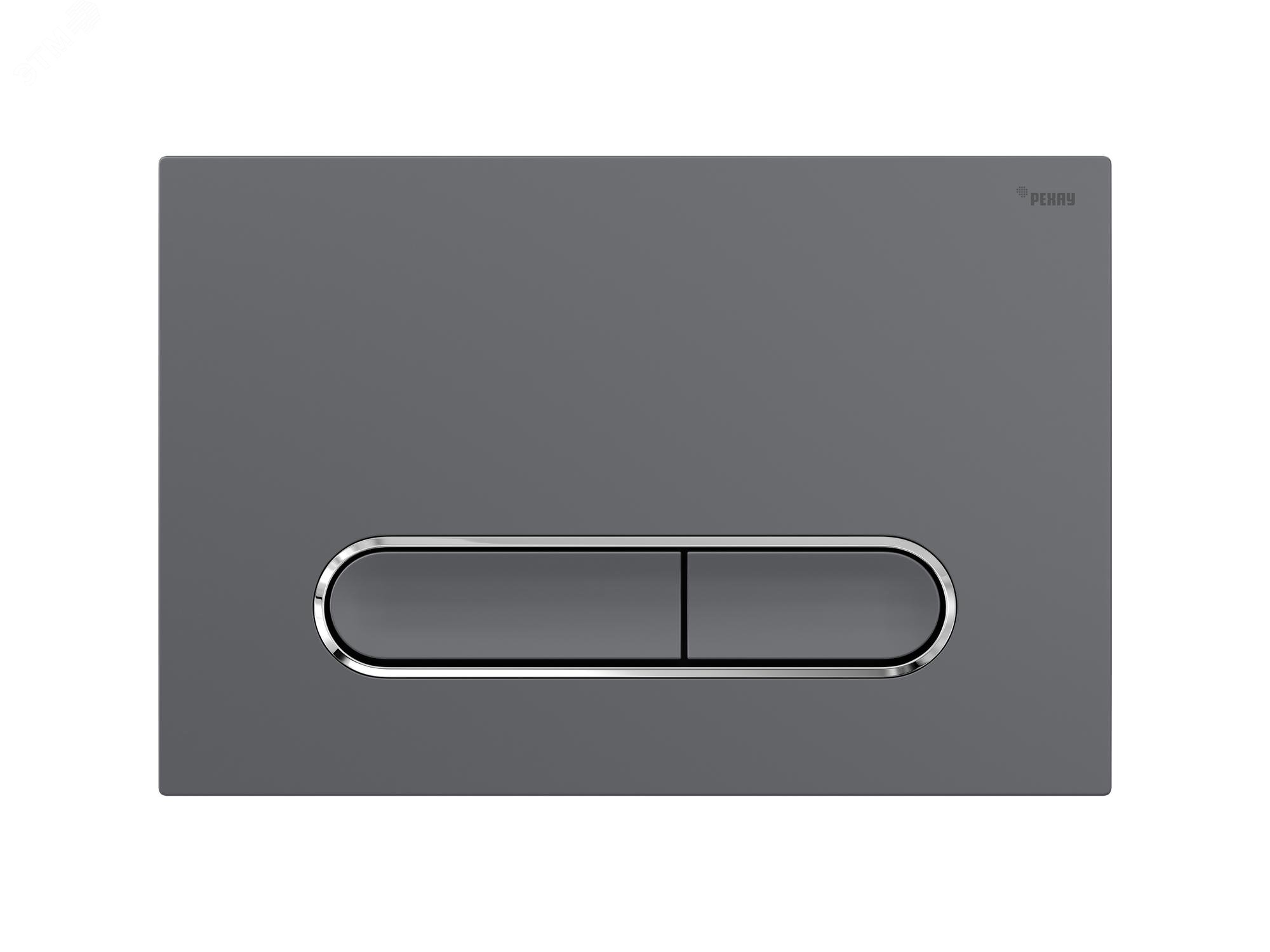 Изображение товара Панель смыва NOVA ELLIPSE 002 с овальными клавишами глянцевая и матовая отделка