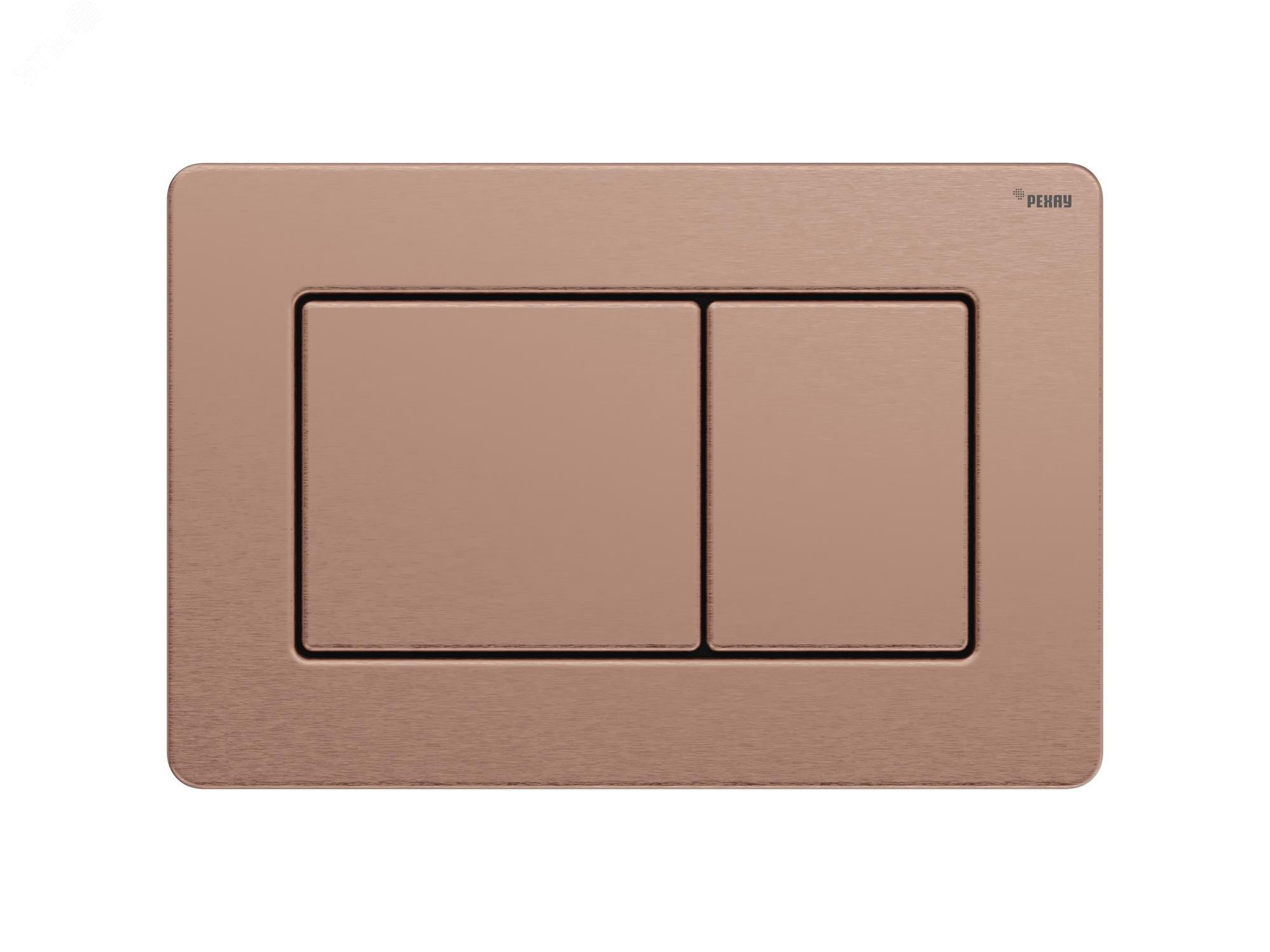 Изображение товара Панель смыва NOVA QUAD STEEL с кнопками, нержавеющая сталь, матовая, 244мм