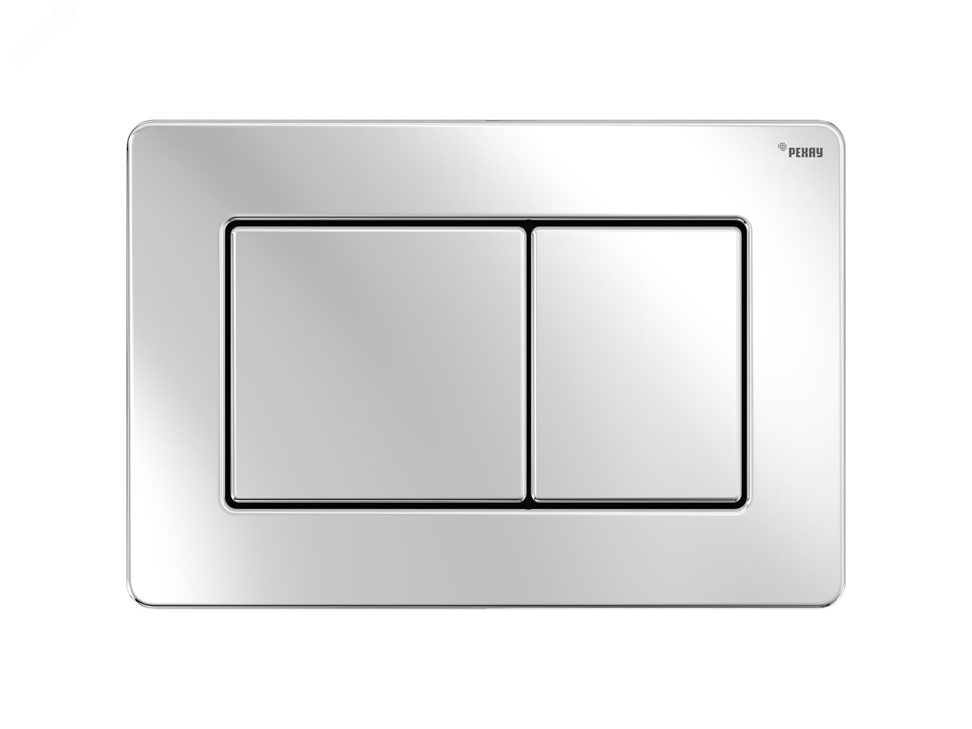 Изображение товара Панель смыва NOVA PUBLIC антивандальная с прямоугольными клавишами, нержавеющая сталь, цвет нержавеющая сталь, глянцевый (шт)