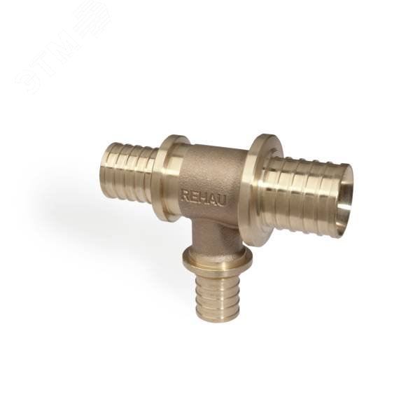 Изображение товара Тройник 50х32х40 аксиальный из бронзы для водоснабжения