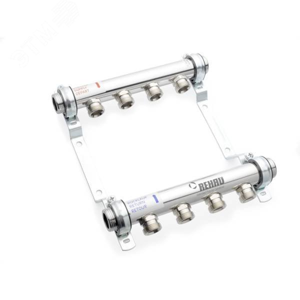 Изображение товара Коллектор распределительный HLV на 8 групп нерж. сталь (шт)