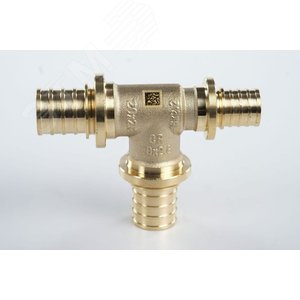Изображение товара Тройник 20х20х16 переходной, аксиальный, латунь DZR (шт)