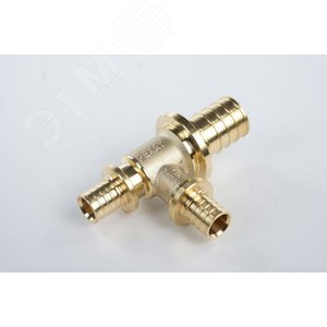 Изображение товара Тройник 20х16х16 переходной, аксиальный, латунь DZR (шт)