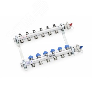 Изображение товара Коллектор распределительный HKV на 11 контуров нержавеющая сталь (шт)