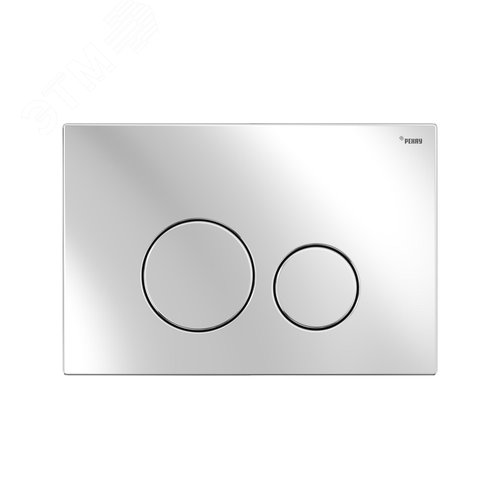 Изображение товара Панель смыва NOVA ORB STEEL с круглыми клавишами, нержавеющая сталь, цвет нержавеющая сталь, глянцевый (шт)